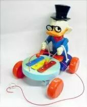 Scrooge - Pull-up Toy - Scrooge and his xylophone