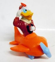 Scrooge - PVC figures - Launchpad McQuack in Plane