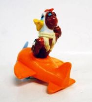 Scrooge - PVC figures - Launchpad McQuack in Plane