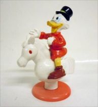 Scrooge - PVC figures Disney - Scrooge rides a wooden horse