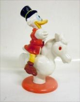 Scrooge - PVC figures Disney - Scrooge rides a wooden horse