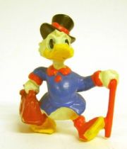 Scrooge - PVC mini figures Disney - Scrooge walking with his stick