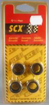 SCX 87710 - 4 Tyres 21 x 12 mm Type 5 for Slot Car Mint on Card 1:32