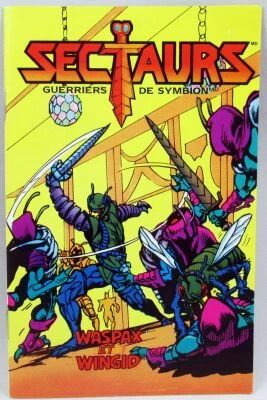 Sectaurs Warriors of Symbion - Coleco - Mini-Comic \ Waspax & Wingid\  (French language)