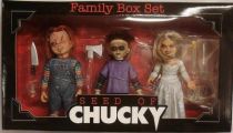 Seed of Chucky - Chucky, Glen & Tiffany - Cult Classics figures boxed set