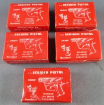 Sekidern Japan 5 Red Boxes of 50 Pellets Size M68 for Pistol