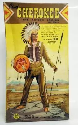 S�rie Western - Marx Toys - Chief Cherokee (Neuf en Boite)