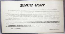 Service Secret - Jeu de société - John Waddington Ltd. - Miro Company 1965
