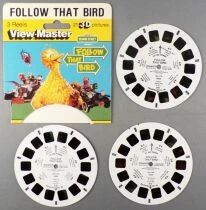 Sesame Street - 3 x View-Master Discs Set Follow that Bird Loose Ref. 4066