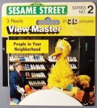 Sesame Street - 3 x View-Master Discs Set People in your Neighborhood Loose Ref. 4049