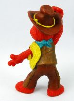 Sesame Street - Applause - 3\'\' pvc figure - Cowboy Elmo