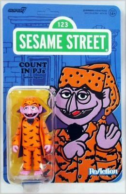 Sesame Street - Super7 ReAction Figures - Count in PJs