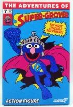 Sesame Street - Super7 ReAction Figures - Super Grover \ chase\ 