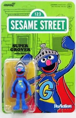Sesame Street - Super7 ReAction Figures - Super Grover
