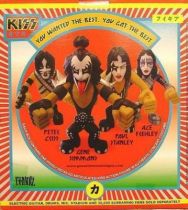 Set of 4 KISS \'\'Gruntz\'\' vynil urban figures