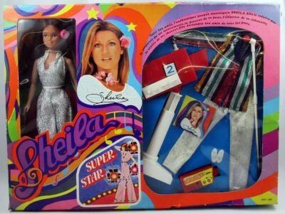 Sheila - 11\  fashion doll - Sheila Superstar gift-set ref.306 - Delavennat Oyonnax 1979