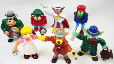 Sherlock Holmes - Figurines pvc Yolanda - s�rie compl�te de sept personnages