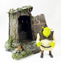 Shrek - Mini playset \ Shrek\'s Outhouse\  - McFarlane Toys 2001