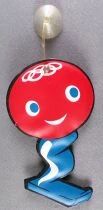 Shuss (Olympic Games Mascott Grenoble 1968) - Flat Figure with Suction