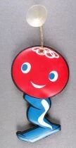 Shuss (Olympic Games Mascott Grenoble 1968) - Flat Figure with Suction