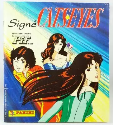 Sign� Cat\'s Eyes - Album Collecteur de Vignettes Panini 1987