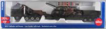 Siku 1872 HO 1:87 Heavy Haulage Military Transporter Man Truck Trailer with Leopard Tank Lightning Boxed 2