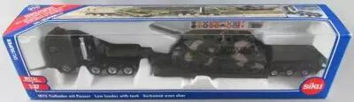 Siku 1872 HO 1/87 Transport Militaire Camion Man Remorque Surbaiss�e avec Char Gyrophare Lumineux Boite 2