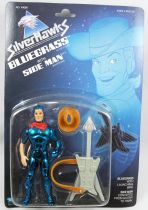 Silverhawks - Kenner - Bluegrass & Side Man (Blue card)