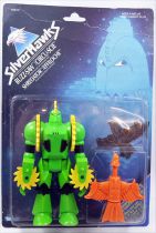 Silverhawks - Kenner - Buzz-Saw & Shredator (Blue card)