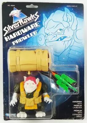 Silverhawks - Kenner - Hardware & Prowler (Blue card)