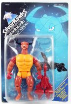 Silverhawks - Kenner - Mumbo-Jumbo & Airshock (Blue card)