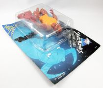 Silverhawks - Kenner - Mumbo-Jumbo & Airshock (carte bleue)