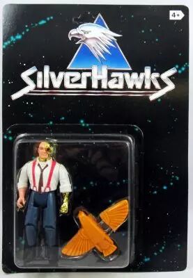 Silverhawks - Kenner - Stargazer & Sly Bird (Black card)