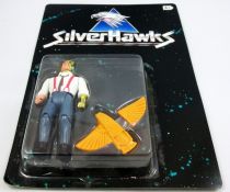 Silverhawks - Kenner - Stargazer & Sly Bird (Black card)