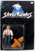 Silverhawks - Kenner - Stargazer & Sly Bird (carte noire)