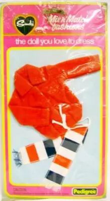 Sindy - Mix n\'Match fashions : Nautical jacket & scarf ref.44176 - Pedigree