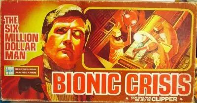 Six Million Dollar Man - Clipper Board Game - Bionic Crisis