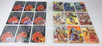 Skeleton Warriors - Fleer Ultra - Set quasi complet de trading cards avec subsets - Landmark Entertainment 1995