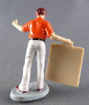 Slot - 42 mm Plastic Figure - Ferrari Team Pit Man with Board Villene Pironi 