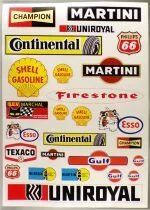 Slot - Stickers Sheet - Decoration for Stands Pits Terraces Safety Rails