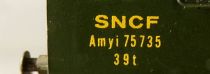 SMCF 485 Ho Sncf Large Suburb 1st Class Plastic Coach Amyi 75735 Green Interior Fittings Mint in Box