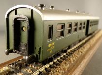 SMCF 485 Ho Sncf Large Suburb 1st Class Plastic Coach Amyi 75735 Green Interior Fittings Mint in Box