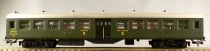 SMCF 486 Ho Sncf Voiture Plastique Grande Banlieue 2° Classe Bmyi 75721 Aménagée Boite