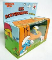 Smurfs - Die-Cast vehicule Esci - Smurfette corn car (Mint in Box)