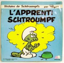 Smurfs - Record-Book 45s - The apprentice smurf - AB Prod. 1983