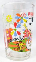 Snoopy - Amora Mustard glass - The \'60\'s : Hippie Snoopy