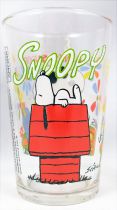 Snoopy - Amora Mustard glass - The \'60\'s : Hippie Snoopy