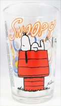 Snoopy - Amora Mustard glass - The 90\'s : Cosmonaut Snoopy