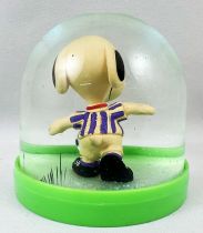 Snoopy - Boule à Neige Comics Spain - Snoopy Footballeur (Maillot Blanc & Mauve)