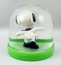 Snoopy - Boule à Neige Comics Spain - Snoopy Footballeur (Maillot Blanc/Bandes Bleux)